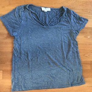 Grey t shirt with crosses